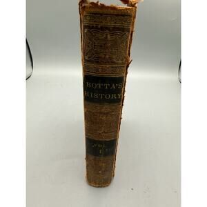 1837 Charles Botta History War of Independence United States Vol 1 Leather